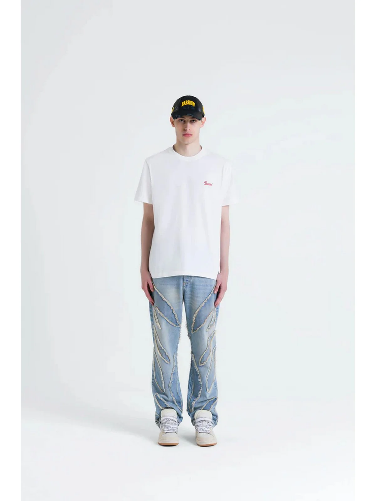 BARROW T-shirt Uomo  S5BWUATH161 002 Bianco - Image 3