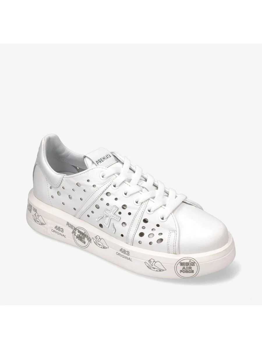PREMIATA Sneaker Donna Belle BELLE VAR 5722 Bianco - Image 3