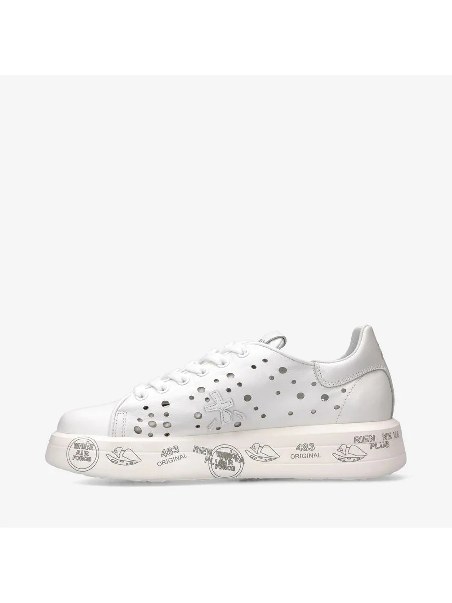 PREMIATA Sneaker Donna Belle BELLE VAR 5722 Bianco - Image 4