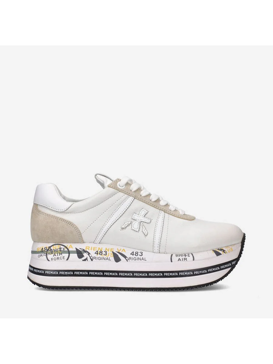 PREMIATA Sneaker Donna Beth BETH VAR 5603 Bianco - Image 2