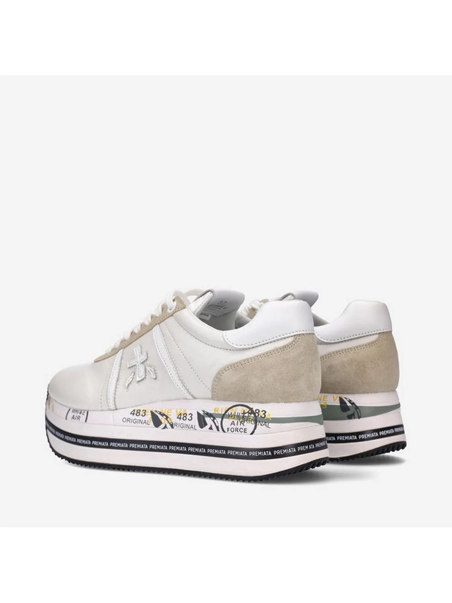 PREMIATA Sneaker Donna Beth BETH VAR 5603 Bianco - Image 6