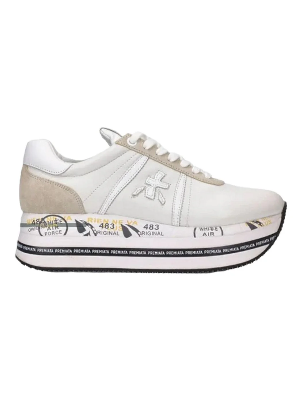 PREMIATA Sneaker Donna Beth BETH VAR 5603 Bianco - Image 8