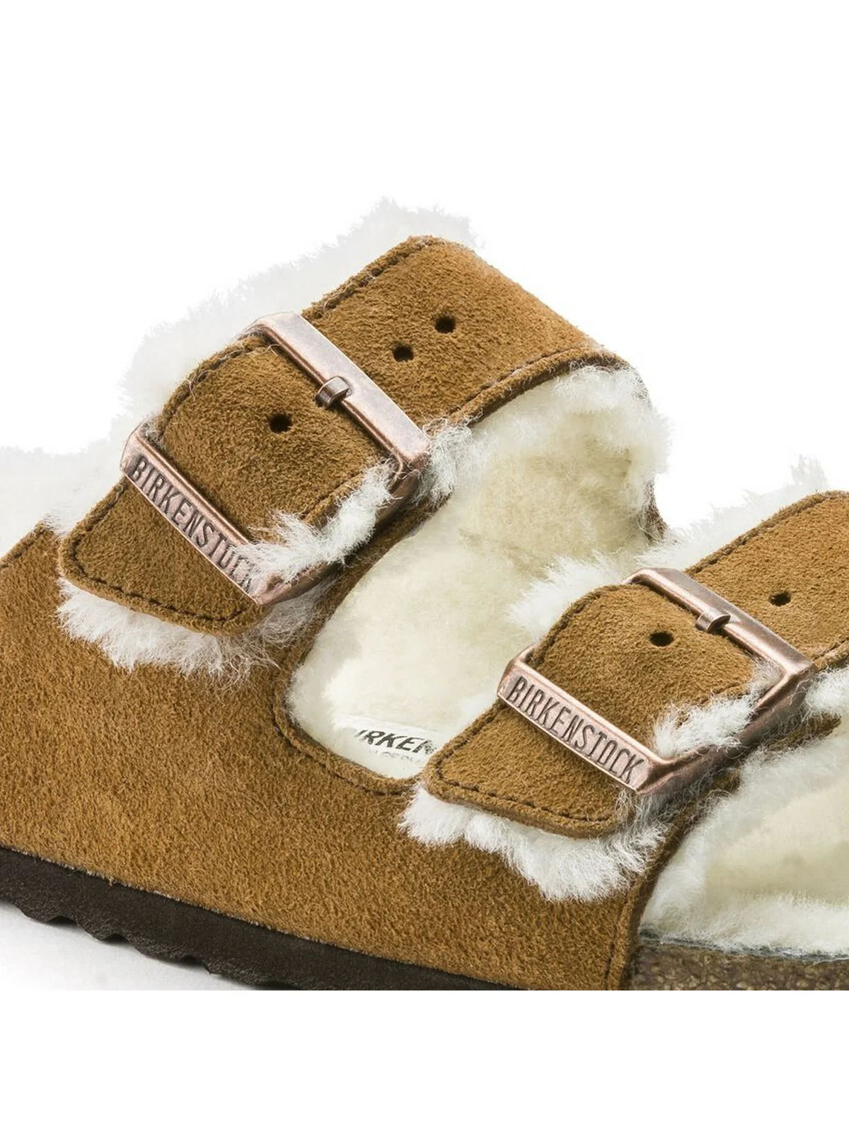 BIRKENSTOCK Ciabatta Donna Arizona shearling 1001135 Beige - Image 4