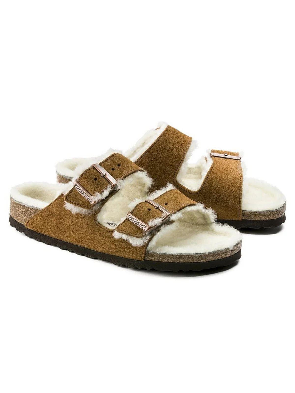 BIRKENSTOCK Ciabatta Donna Arizona shearling 1001135 Beige - Image 5