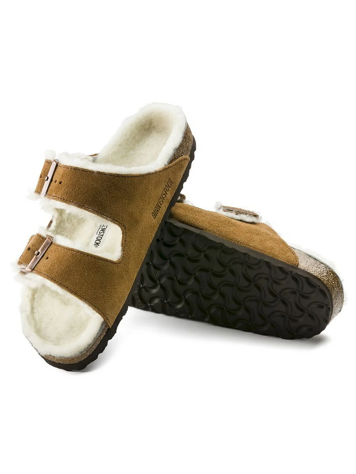 BIRKENSTOCK Ciabatta Donna Arizona shearling 1001135 Beige - Image 7