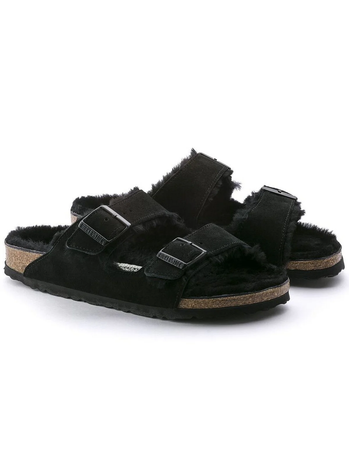 BIRKENSTOCK Ciabatta Unisex adulto Arizona shearling 752663 Nero - Image 3