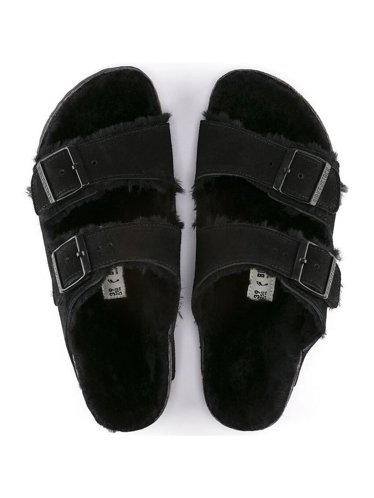 BIRKENSTOCK Ciabatta Unisex adulto Arizona shearling 752663 Nero - Image 6