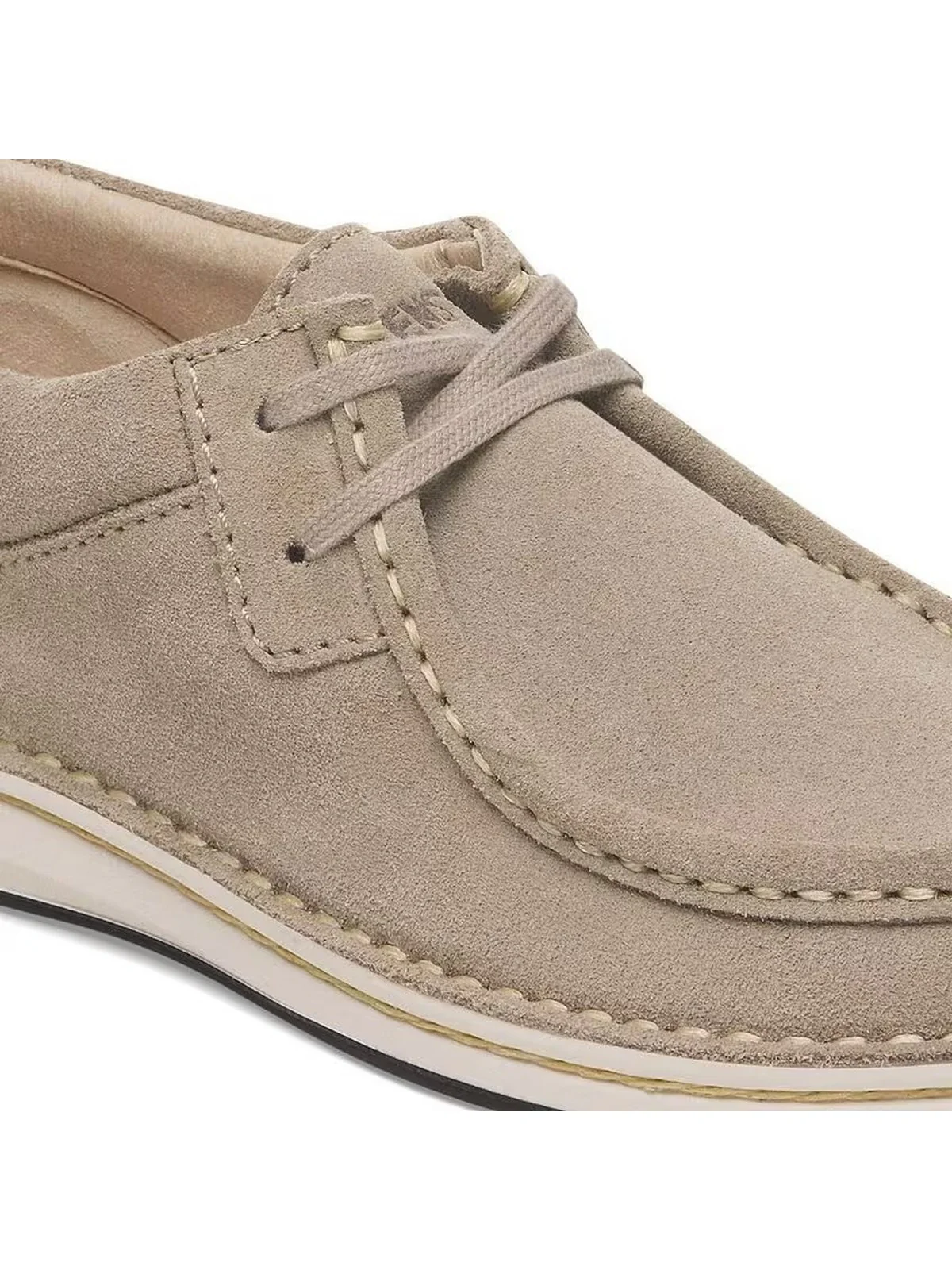 BIRKENSTOCK Mocassino Uomo Pasadena N taupe, Suede Leather 1029671 Beige - Image 2
