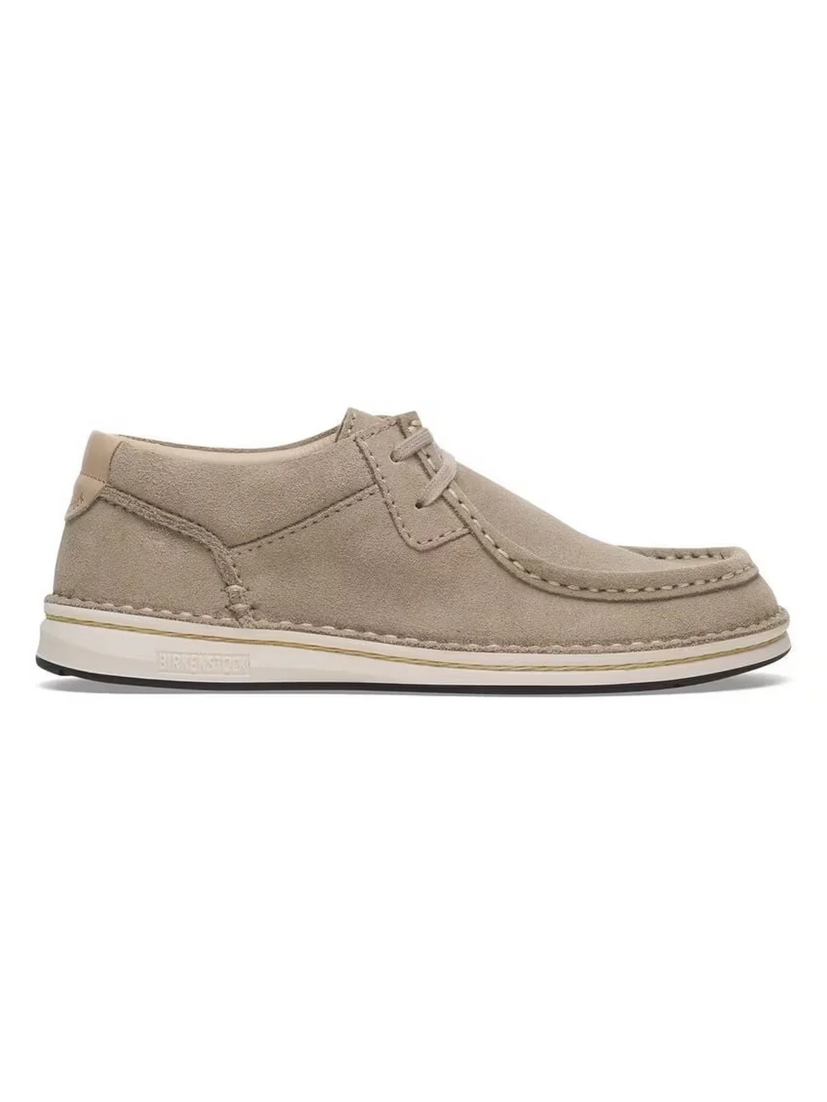BIRKENSTOCK Mocassino Uomo Pasadena N taupe, Suede Leather 1029671 Beige - Image 4