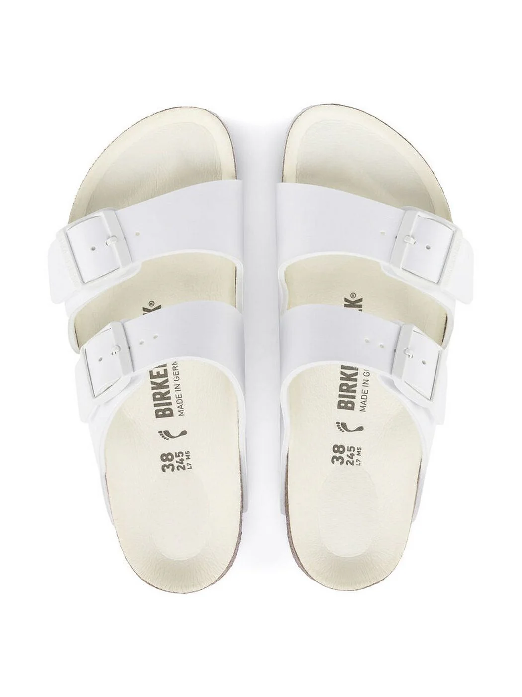 BIRKENSTOCK Sandalo Unisex adulto Arizona 1019046 Bianco - Image 5
