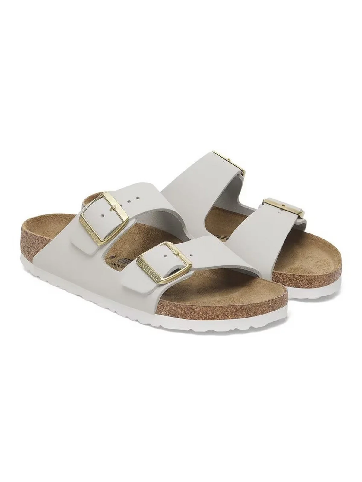 BIRKENSTOCK Sandalo Donna Arizona antique white, Nubuck Leather 1029475 Bianco - Image 5