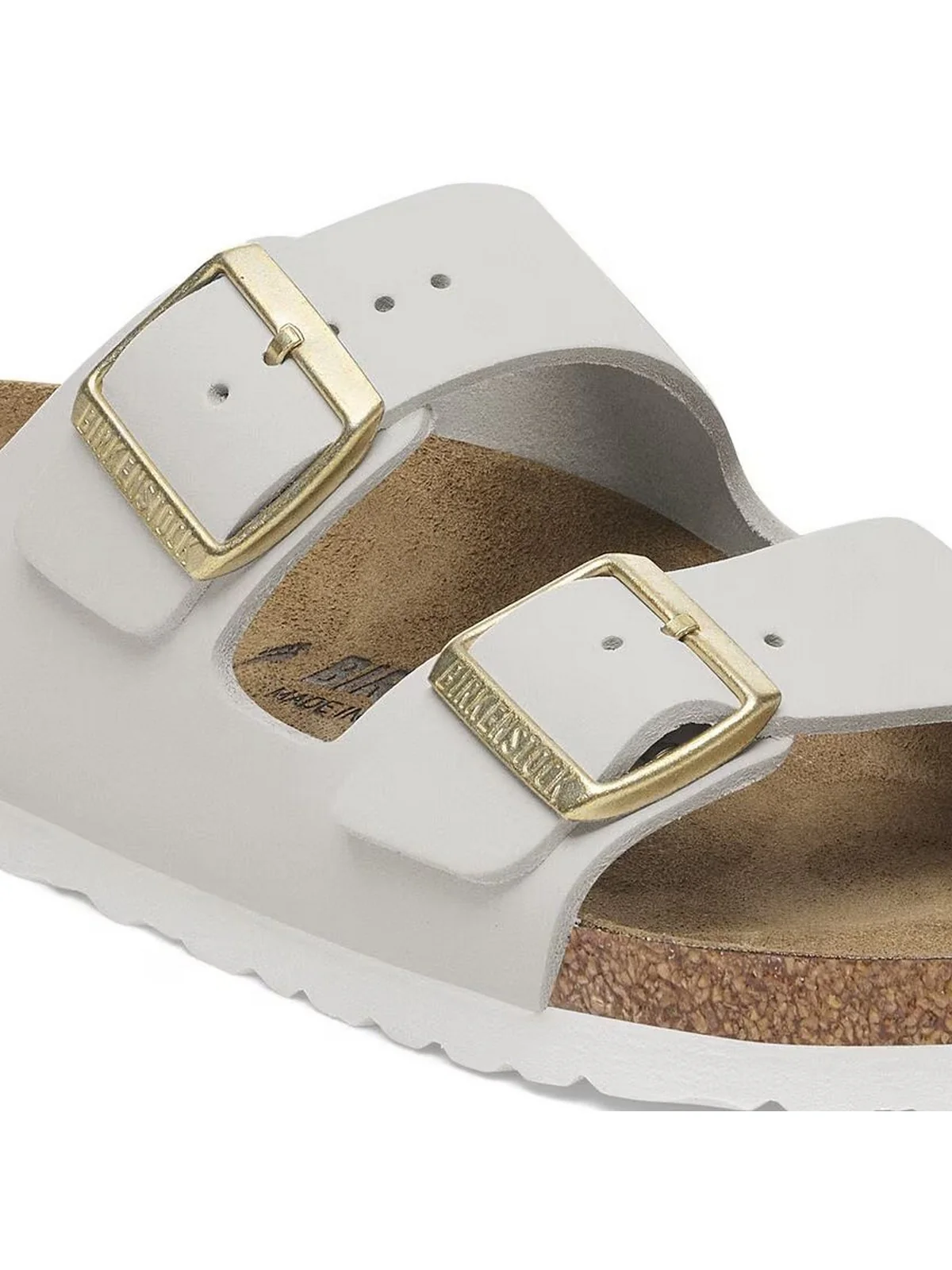 BIRKENSTOCK Sandalo Donna Arizona antique white, Nubuck Leather 1029475 Bianco - Image 7