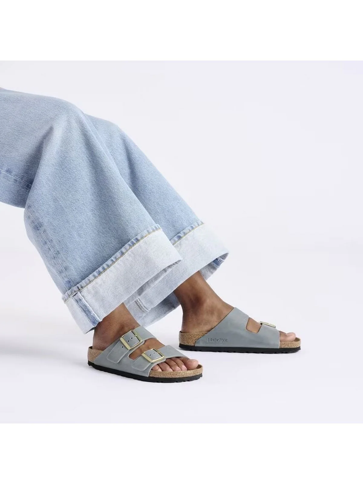 BIRKENSTOCK Sandalo Donna Arizona basalt gray, Oiled Leather 1029253 Grigio - Image 2