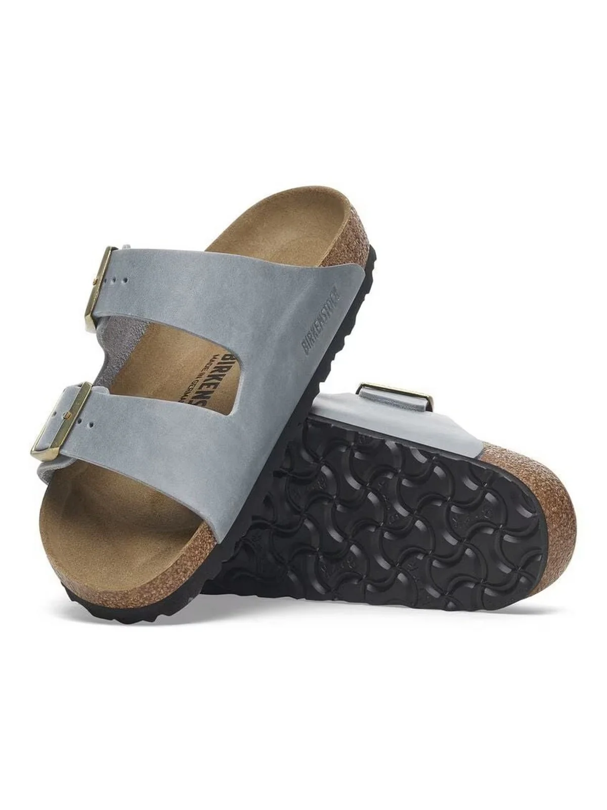 BIRKENSTOCK Sandalo Donna Arizona basalt gray, Oiled Leather 1029253 Grigio - Image 3