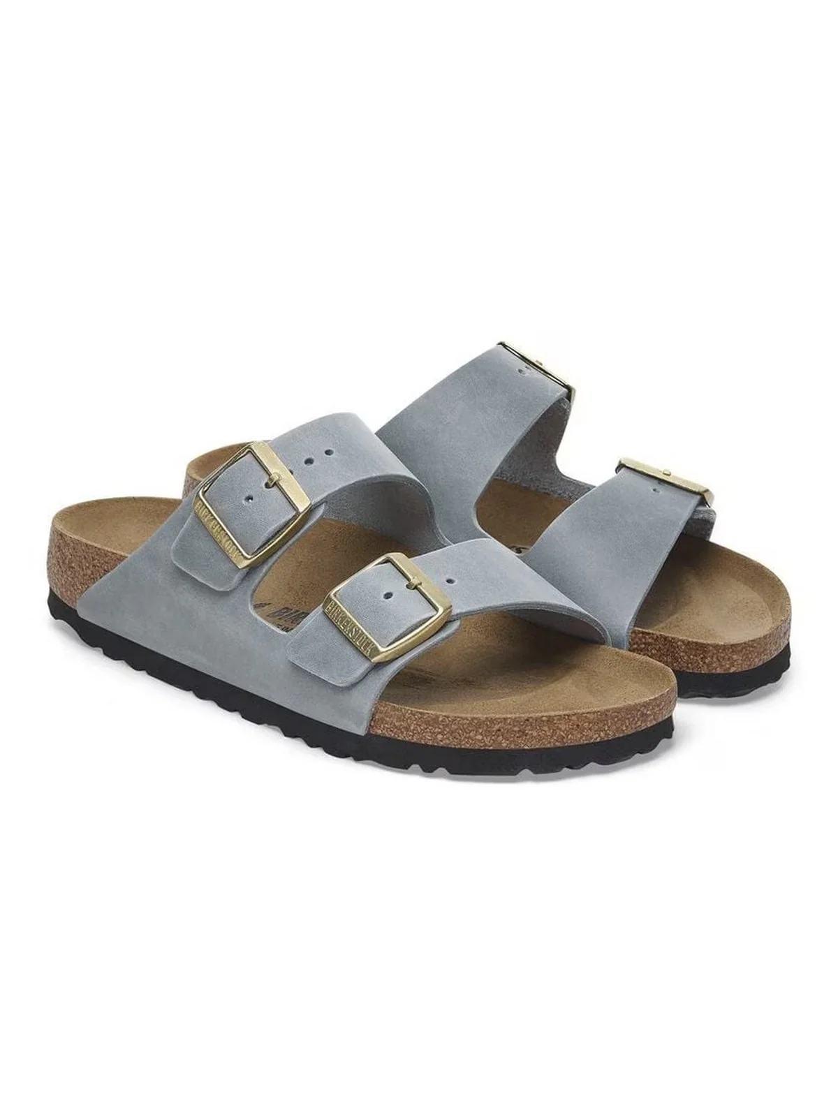 BIRKENSTOCK Sandalo Donna Arizona basalt gray, Oiled Leather 1029253 Grigio - Image 5