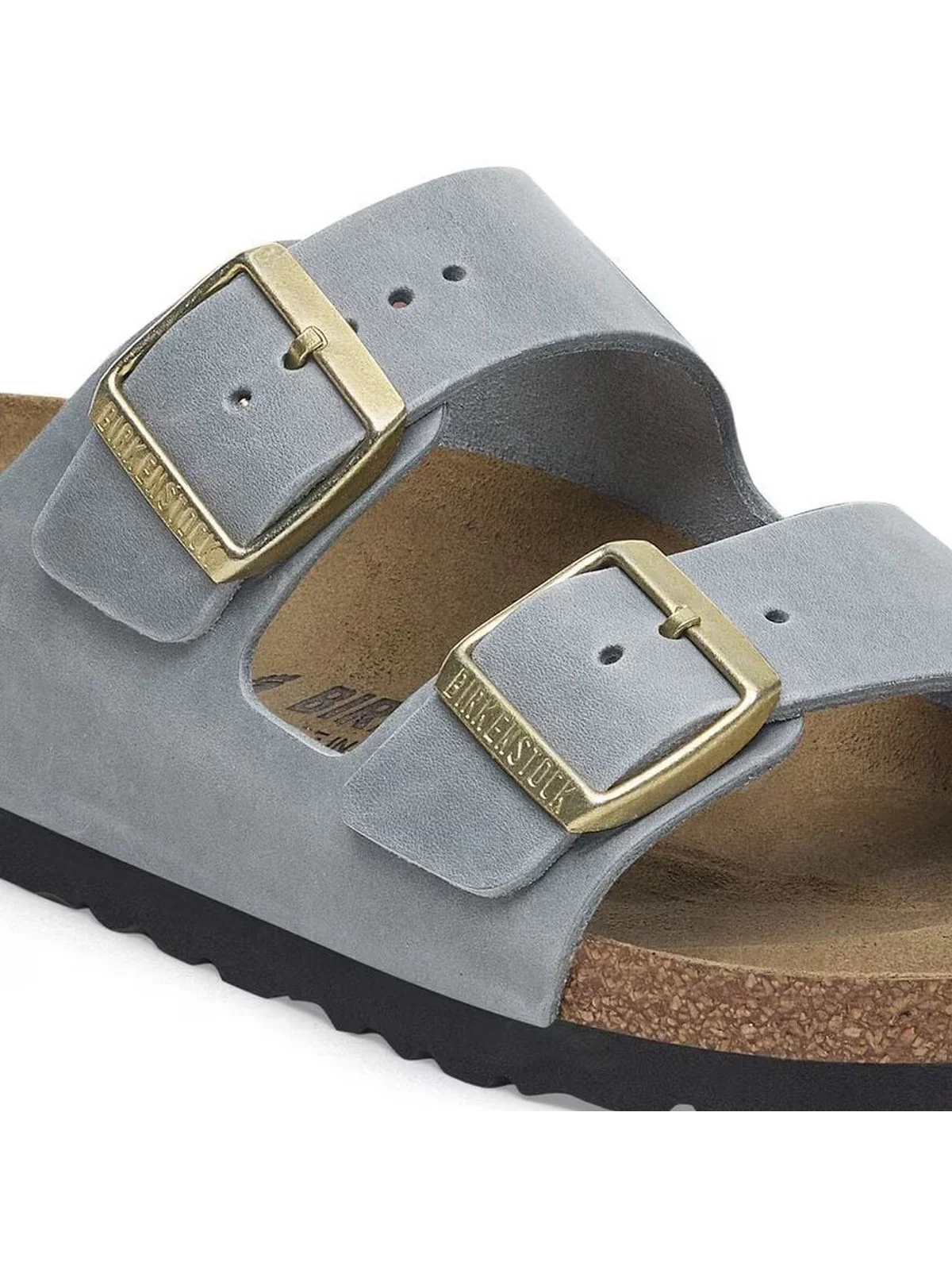 BIRKENSTOCK Sandalo Donna Arizona basalt gray, Oiled Leather 1029253 Grigio - Image 7