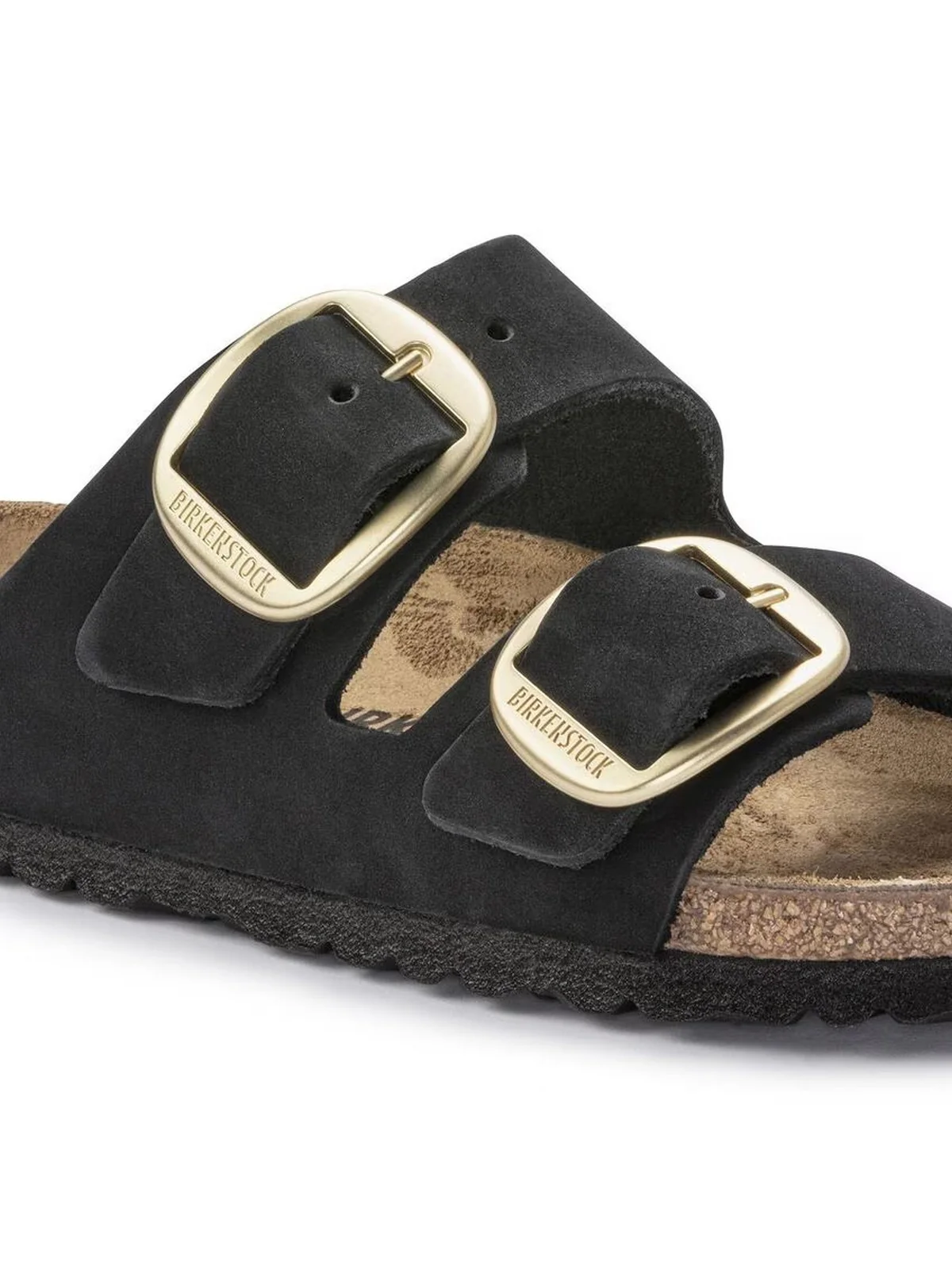 BIRKENSTOCK Sandalo Donna Arizona Big Buckle black, Nubuck Leather 1023290 Nero - Image 7