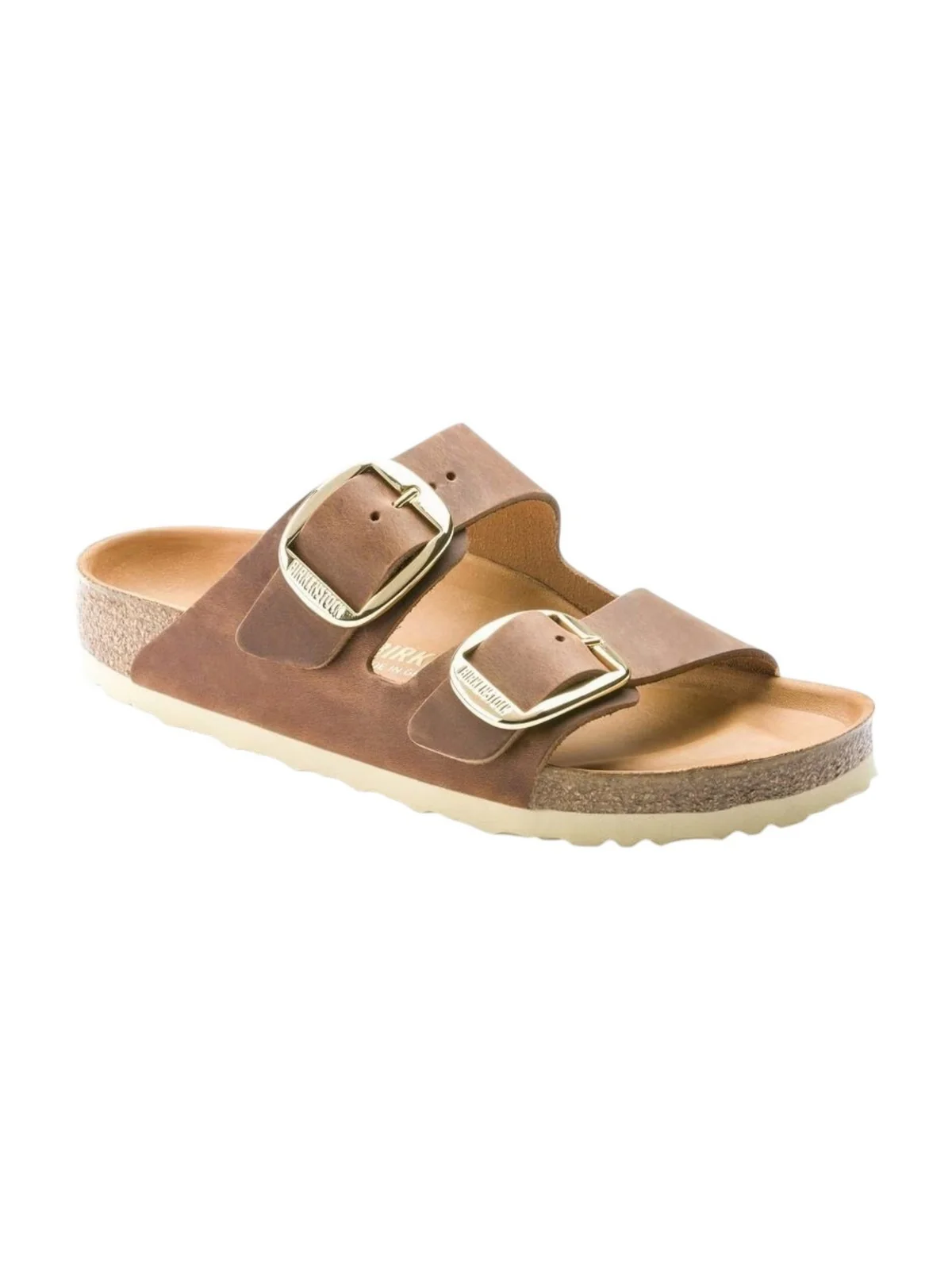 BIRKENSTOCK Sandalo Donna Arizona Big Buckle cognac, Oiled Leather 1011073 Marrone - Image 7