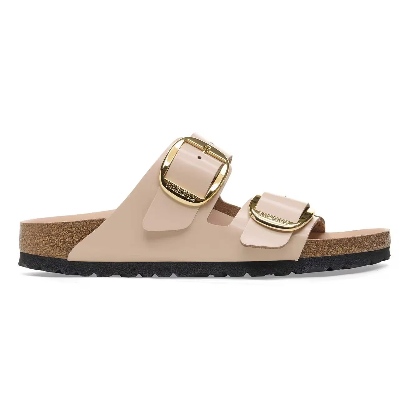 BIRKENSTOCK Sandalo Donna Arizona Big Buckle HEX shine new beige,Natural Lea 1026553 Beige - Image 3