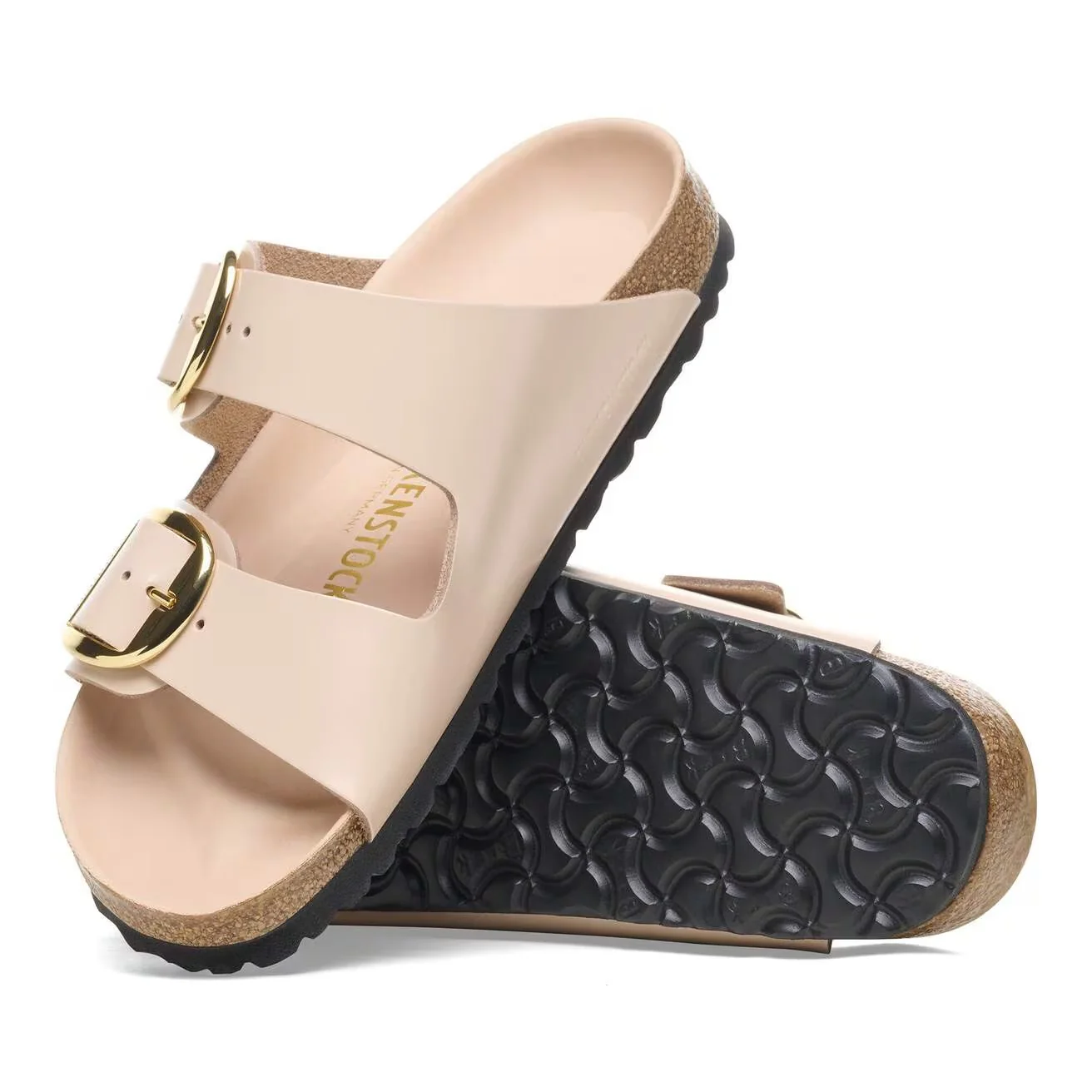 BIRKENSTOCK Sandalo Donna Arizona Big Buckle HEX shine new beige,Natural Lea 1026553 Beige - Image 5