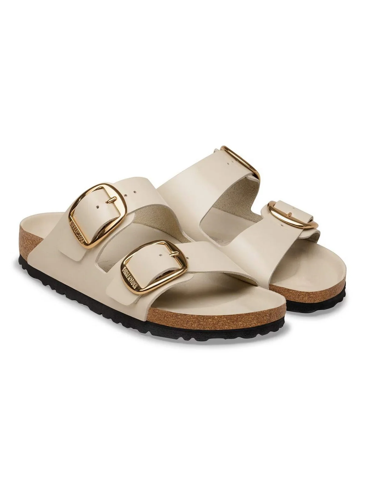 BIRKENSTOCK Sandalo Donna Arizona Big Buckle HEX shine oyster, Natural Lea 1031873 SHINE OYSTER - Image 4