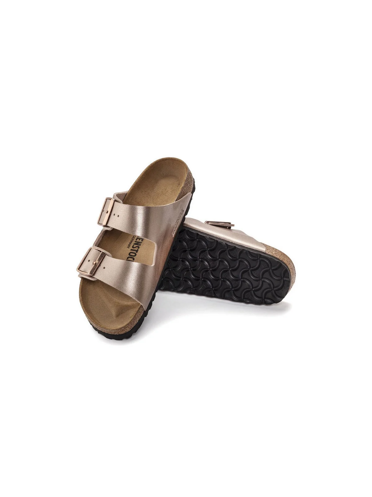 BIRKENSTOCK Sandalo Donna Arizona copper, Birko Flor 1023960 Rosa - Image 3