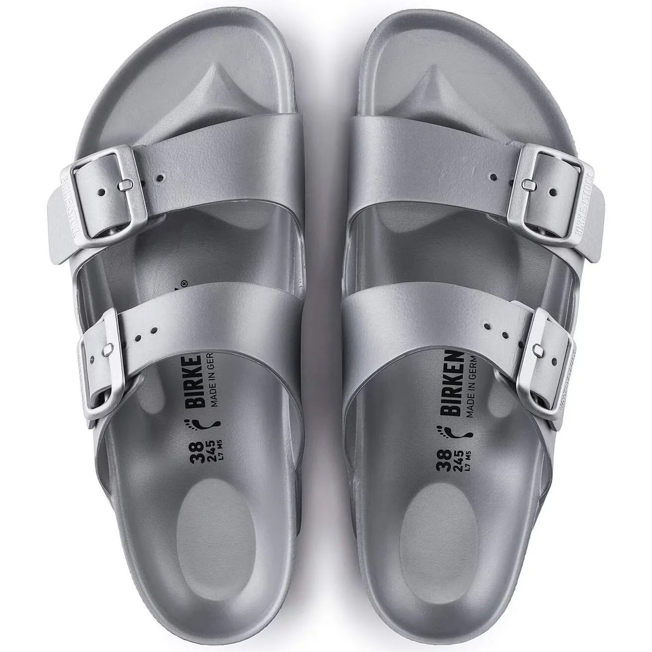 BIRKENSTOCK Sandalo Donna Arizona EVA metallic silver, EVA 1003491 SILVER - Image 6