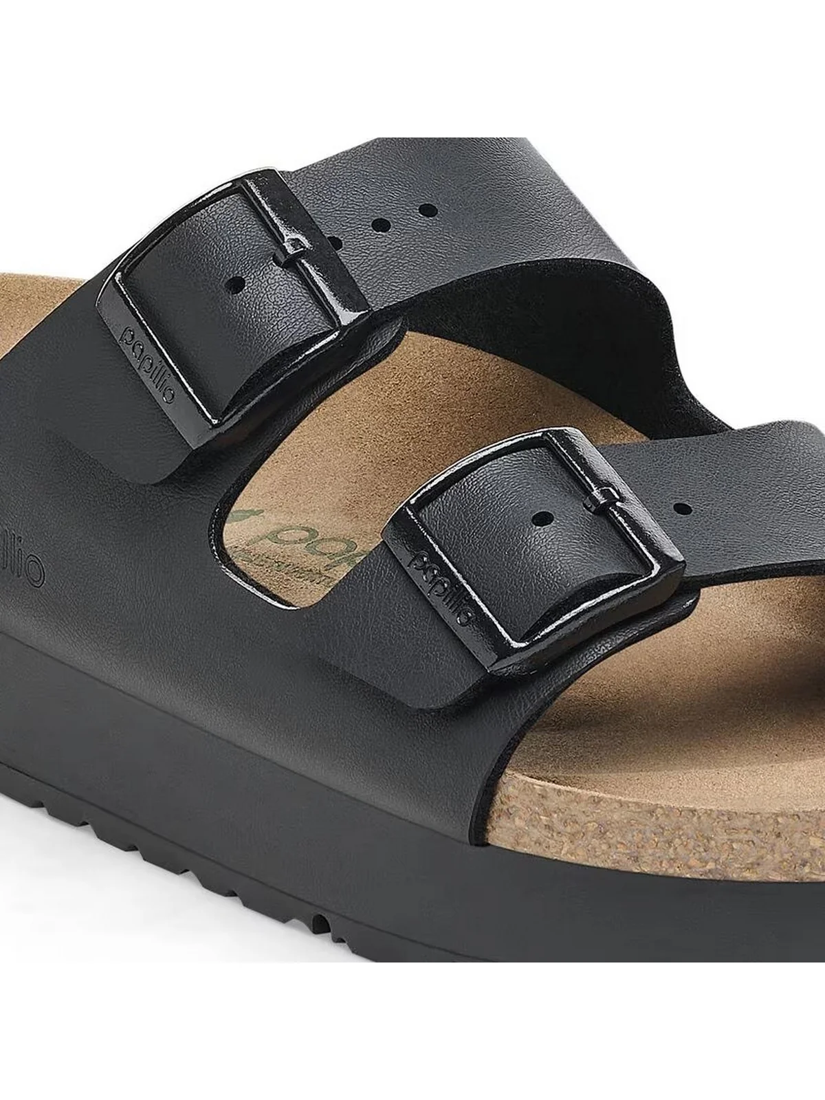 BIRKENSTOCK Sandalo Donna Arizona Platf black veg, Birko Flor 1027395 Nero - Image 2