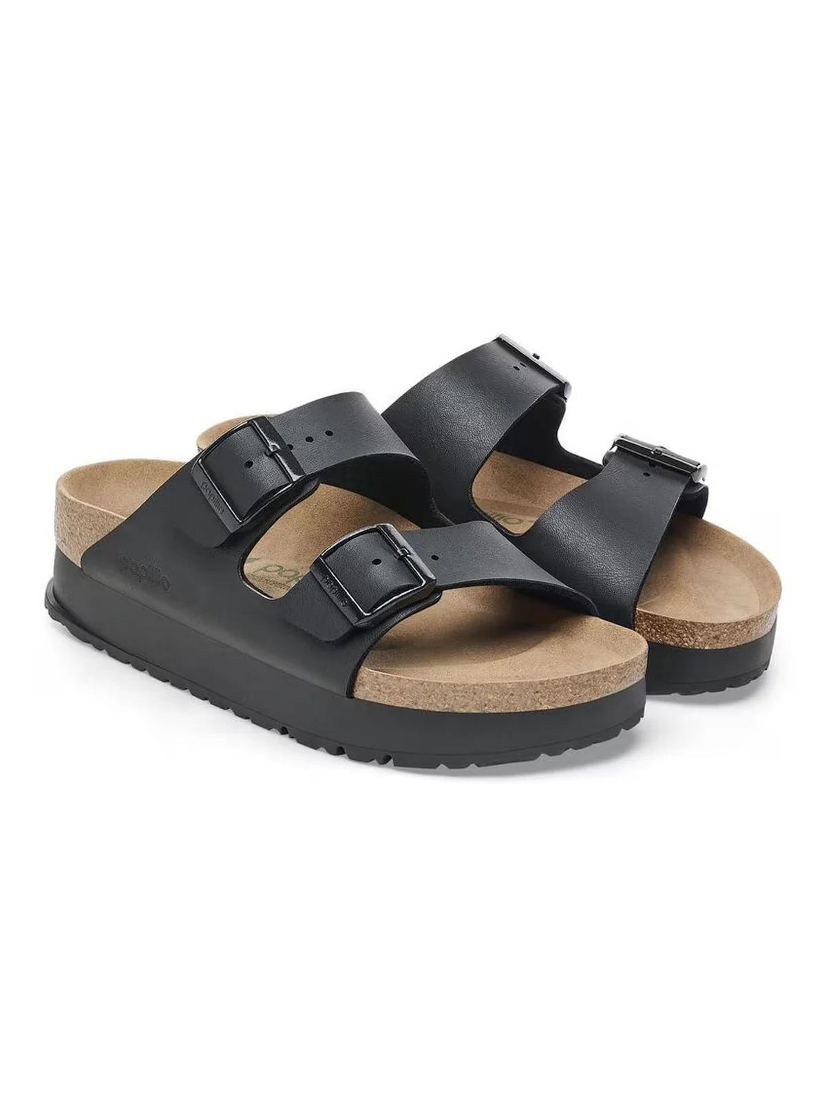BIRKENSTOCK Sandalo Donna Arizona Platf black veg, Birko Flor 1027395 Nero - Image 4