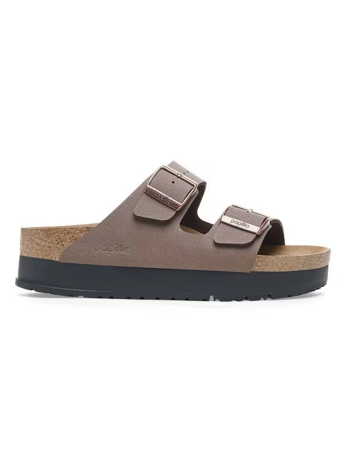 BIRKENSTOCK Sandalo Donna Arizona Platf mocca veg, Birkibuc 1027417 Marrone - Image 5