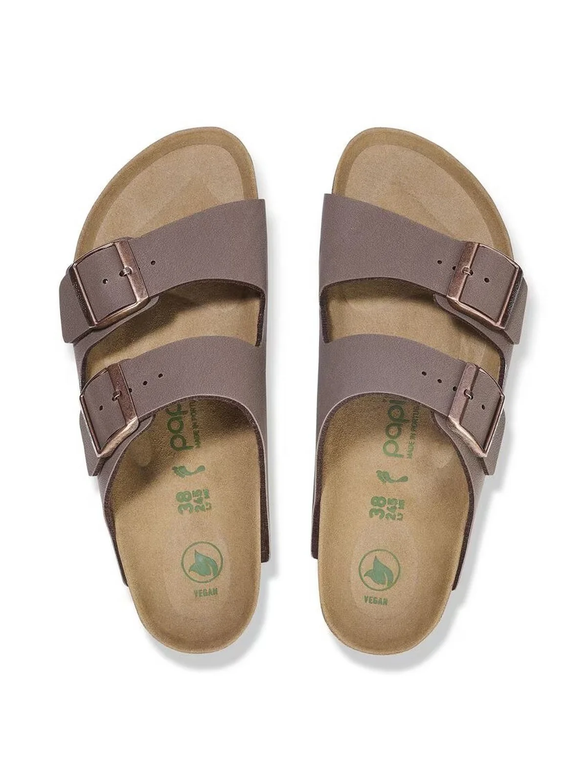 BIRKENSTOCK Sandalo Donna Arizona Platf mocca veg, Birkibuc 1027417 Marrone - Image 7