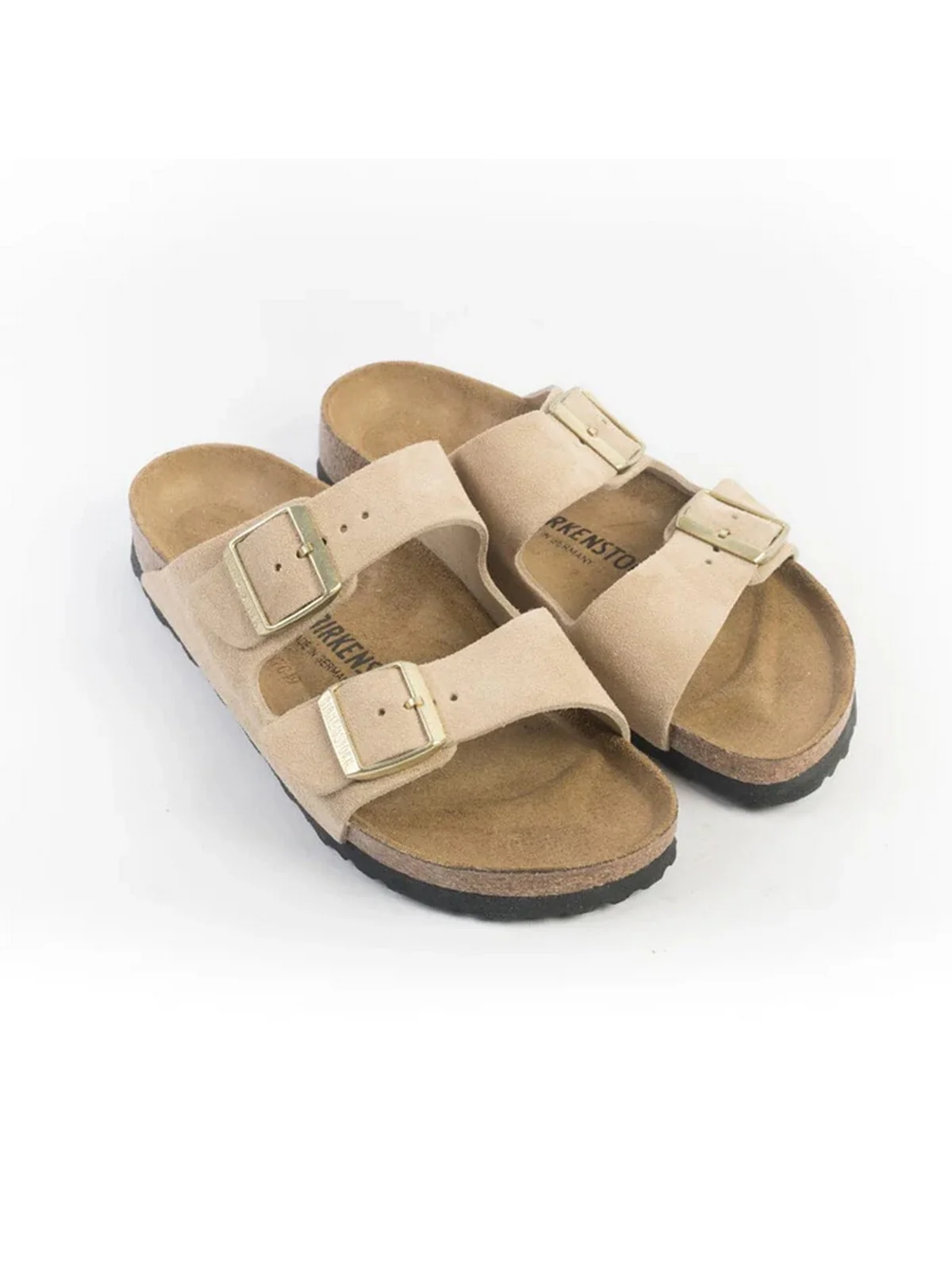 BIRKENSTOCK Sandalo Donna Arizona sandcastle, Suede Leather 1029260 Beige - Image 2