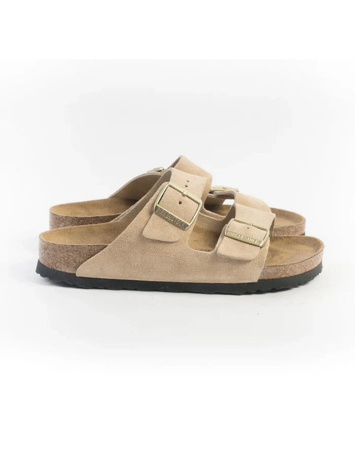 BIRKENSTOCK Sandalo Donna Arizona sandcastle, Suede Leather 1029260 Beige - Image 3