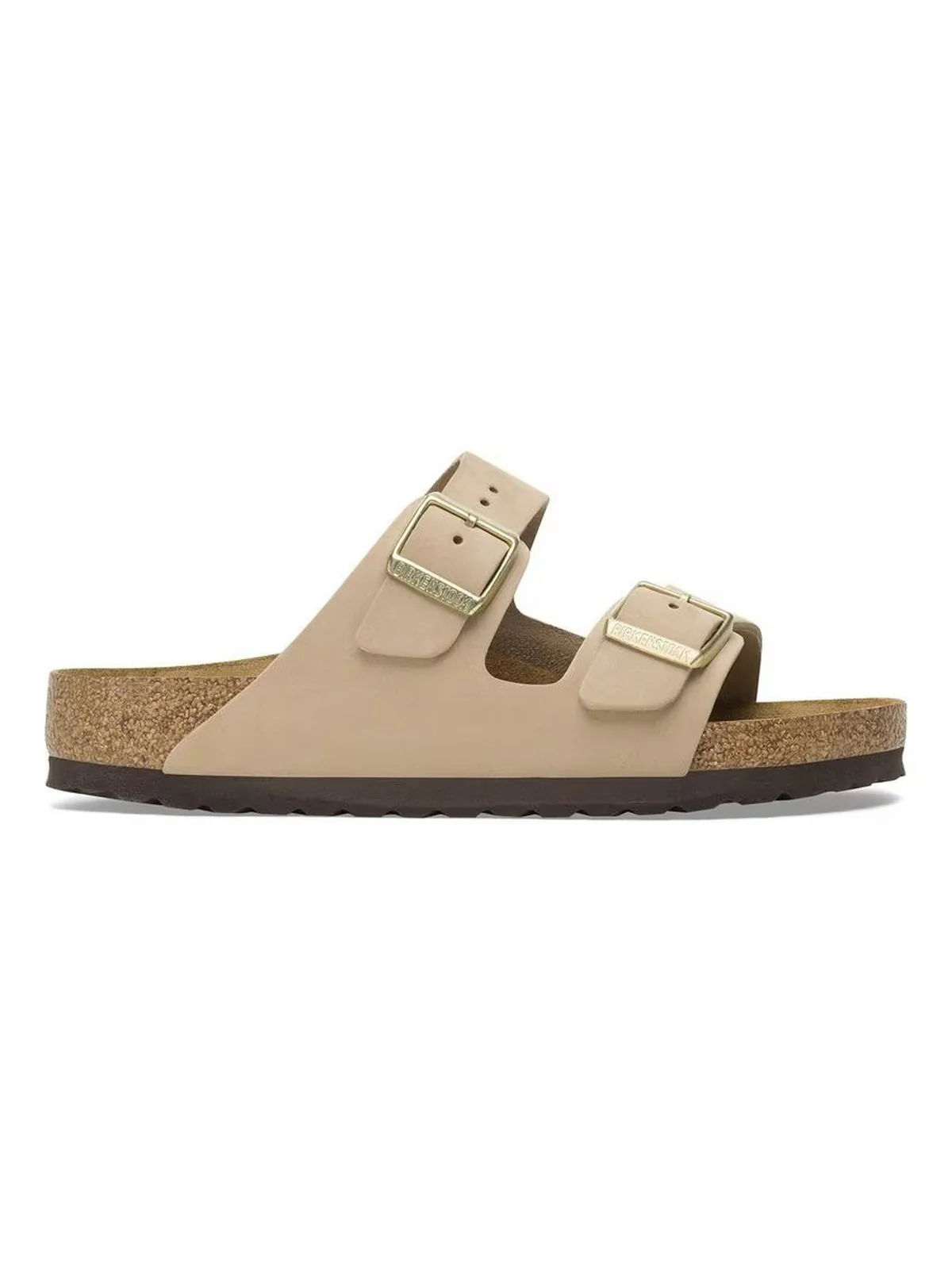 BIRKENSTOCK Sandalo Donna Arizona SFB sandcastle, Nubuck Leather 1019016 Beige - Image 5