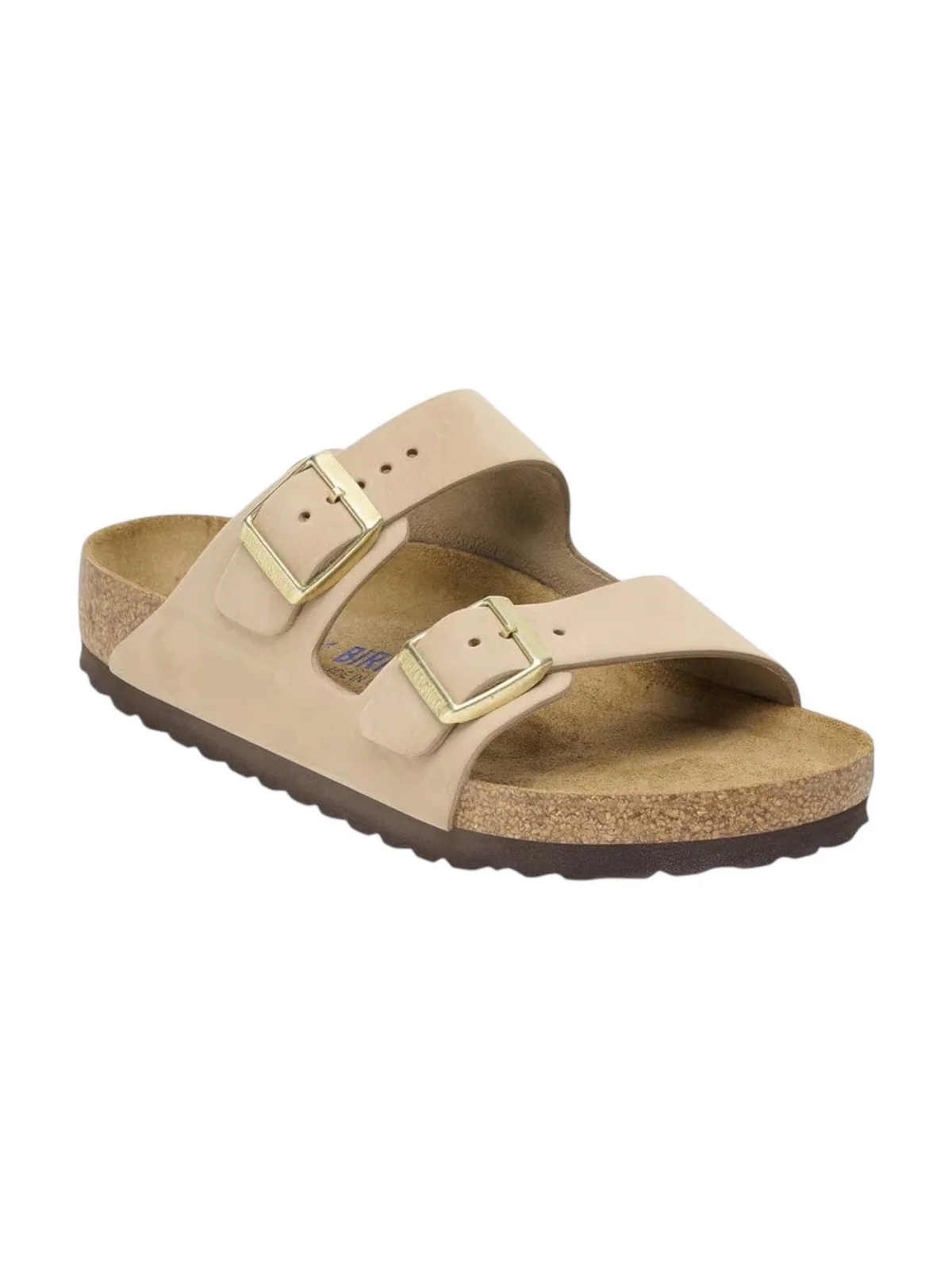 BIRKENSTOCK Sandalo Donna Arizona SFB sandcastle, Nubuck Leather 1019016 Beige - Image 7