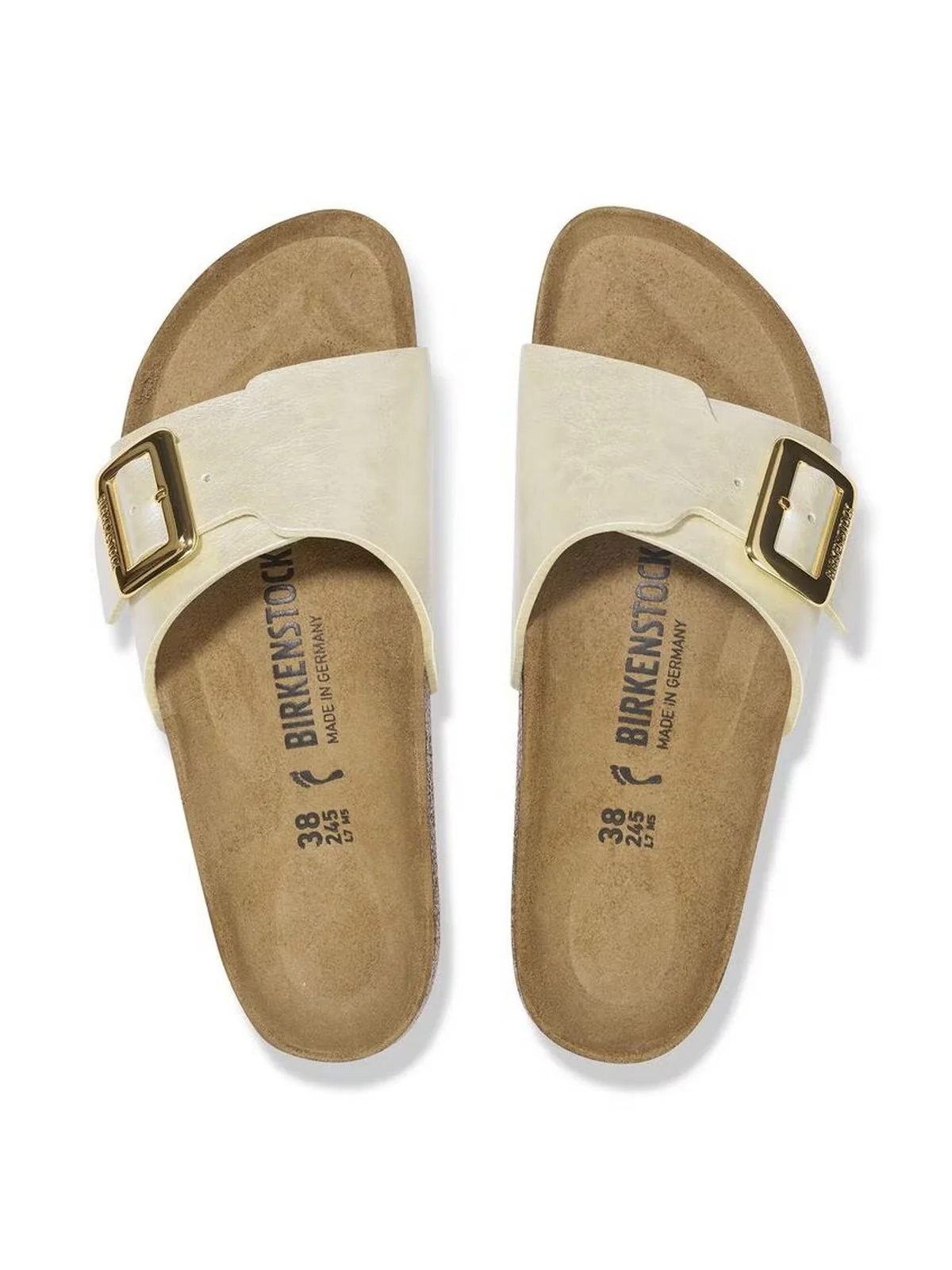 BIRKENSTOCK Sandalo Donna Catalina CB graceful pearl white, Birko Flor 1029393 Bianco - Image 3