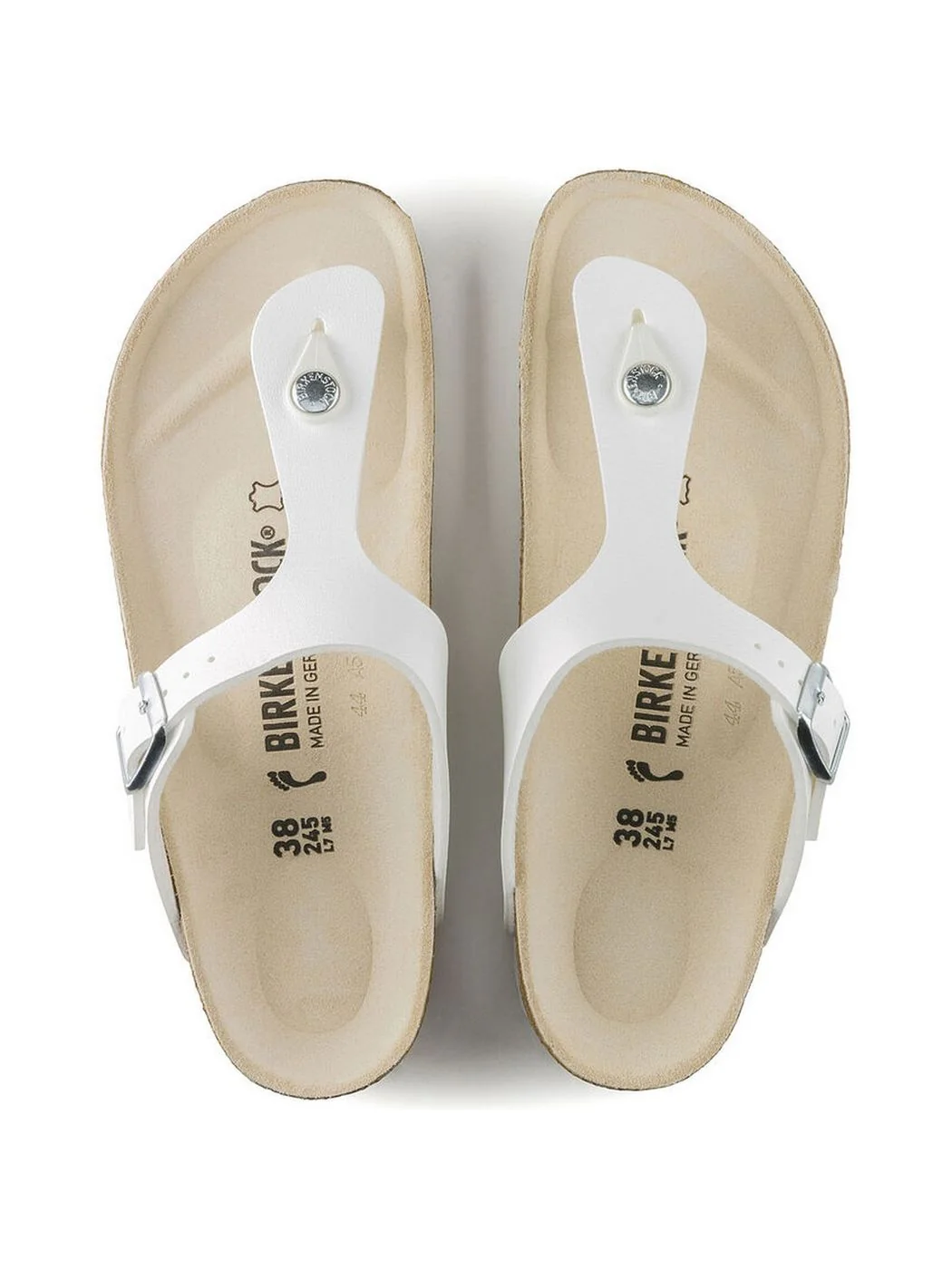 BIRKENSTOCK Sandalo Donna Gizeh 043731 Bianco - Image 6