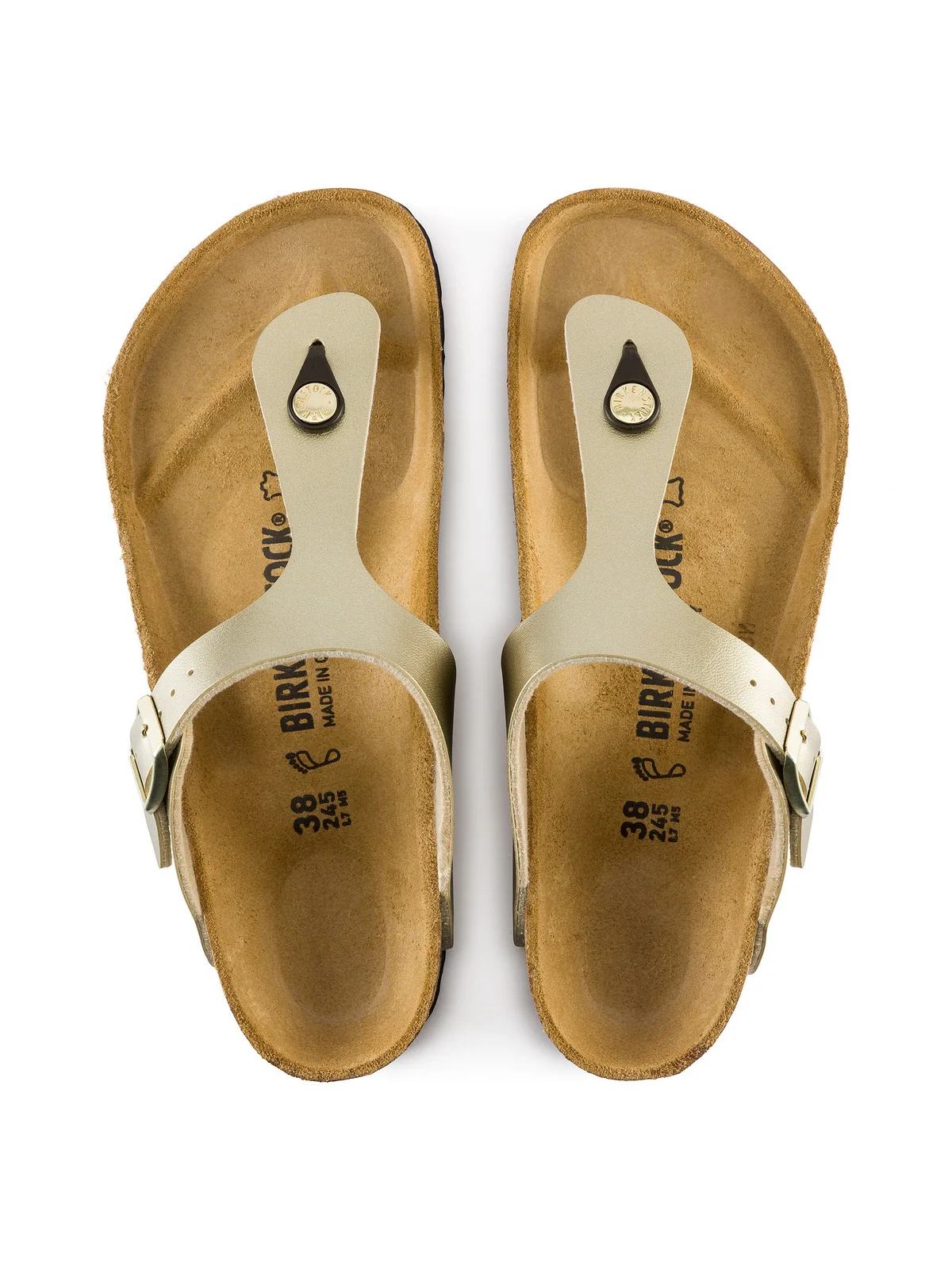 BIRKENSTOCK Sandalo Donna Gizeh gold, Birko Flor 1016108 Oro - Image 2