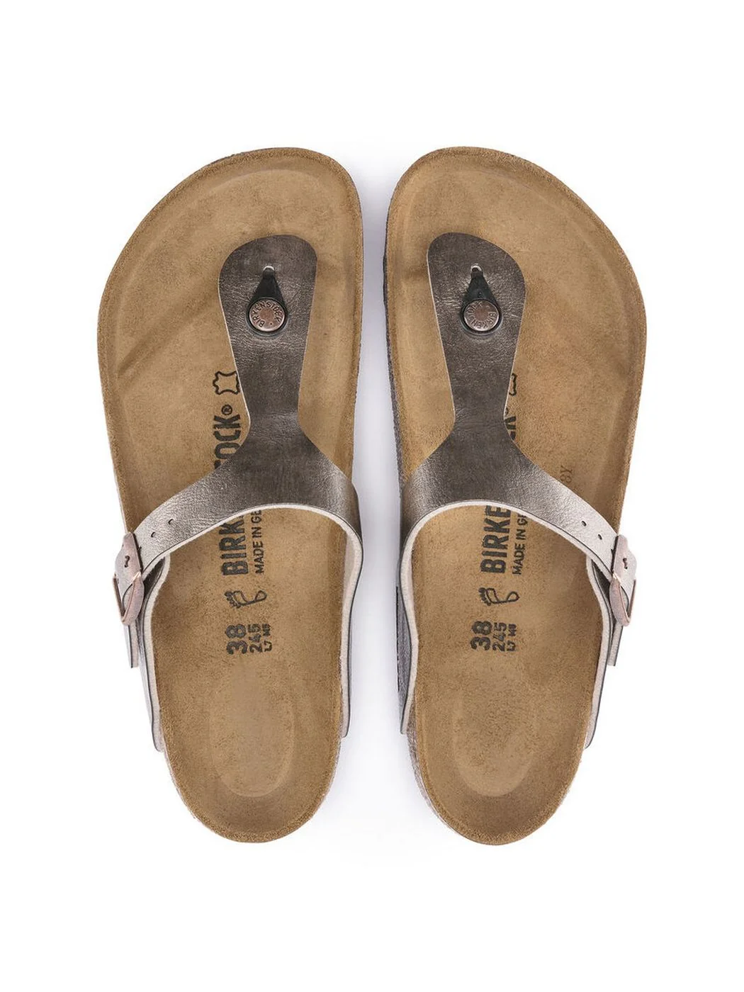BIRKENSTOCK Sandalo Donna Gizeh 1016144 Argento - Image 4