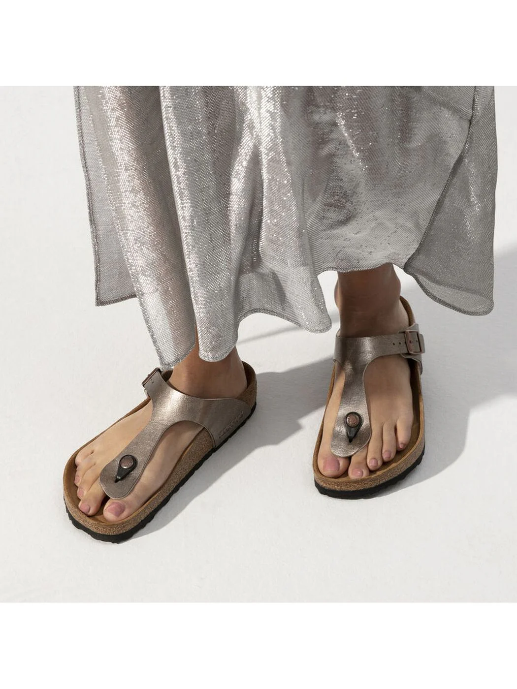 BIRKENSTOCK Sandalo Donna Gizeh 1016144 Argento - Image 7