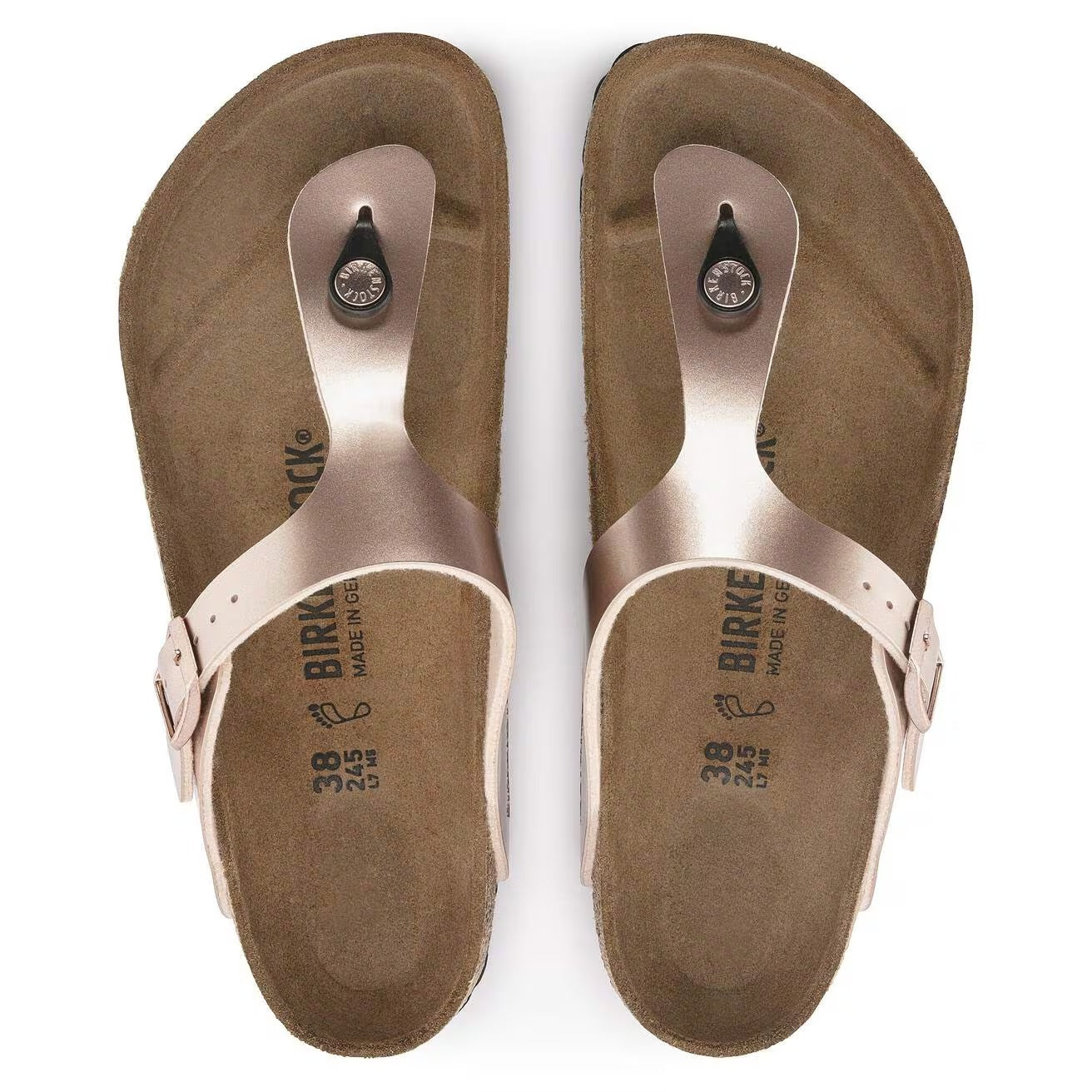 BIRKENSTOCK Sandalo Donna Gizeh copper, Birko Flor 1023943 COPPER - Image 2