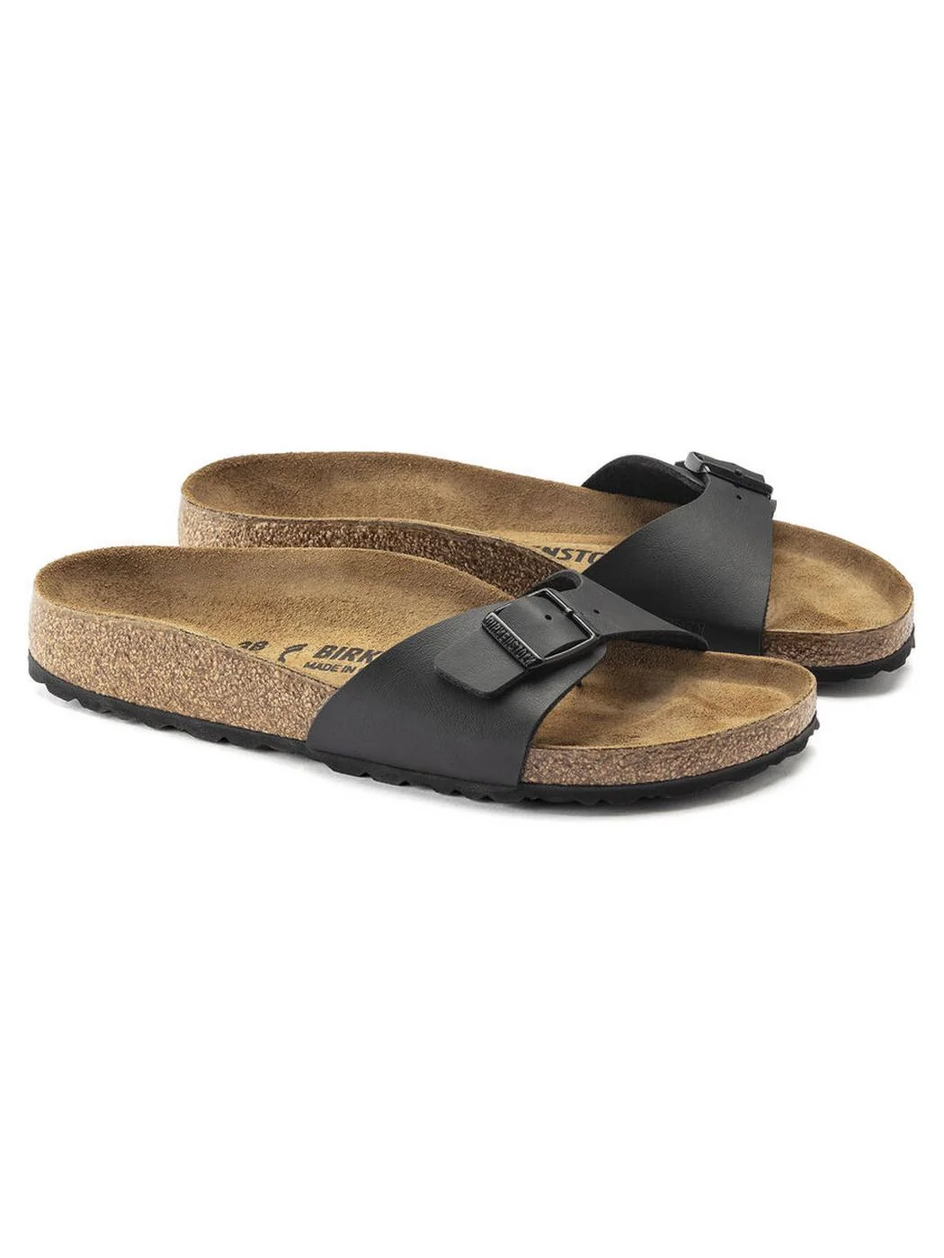 BIRKENSTOCK Sandalo Donna Madrid black, Birko Flor 040793 Nero - Image 3