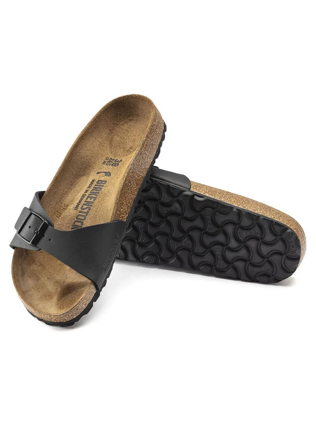 BIRKENSTOCK Sandalo Donna Madrid black, Birko Flor 040793 Nero - Image 5