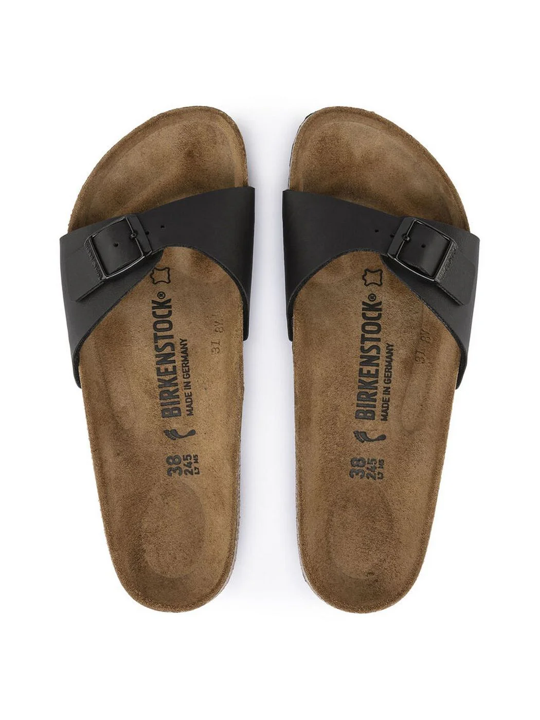 BIRKENSTOCK Sandalo Donna Madrid black, Birko Flor 040793 Nero - Image 6