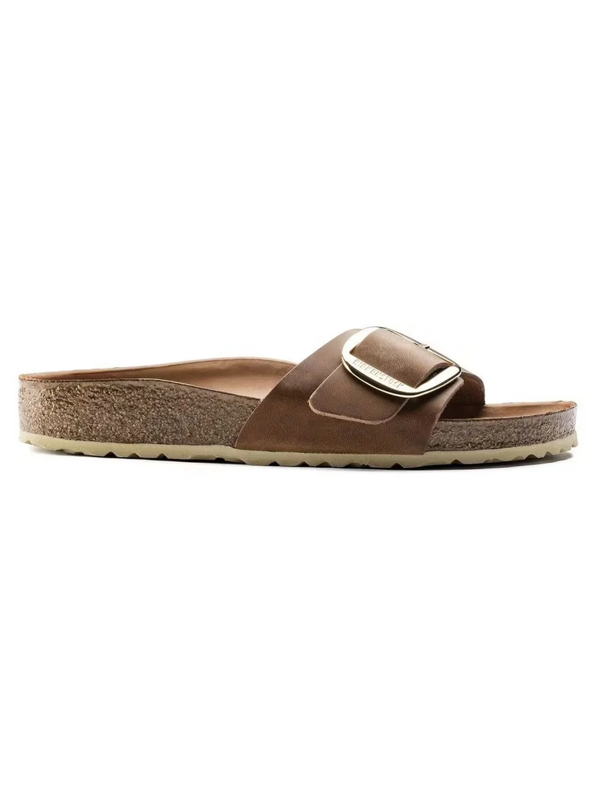 BIRKENSTOCK Sandalo Donna Madrid Big Buckle cognac, Oiled Leather 1006525 Marrone - Image 5