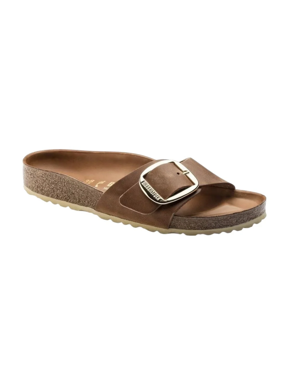 BIRKENSTOCK Sandalo Donna Madrid Big Buckle cognac, Oiled Leather 1006525 Marrone - Image 8