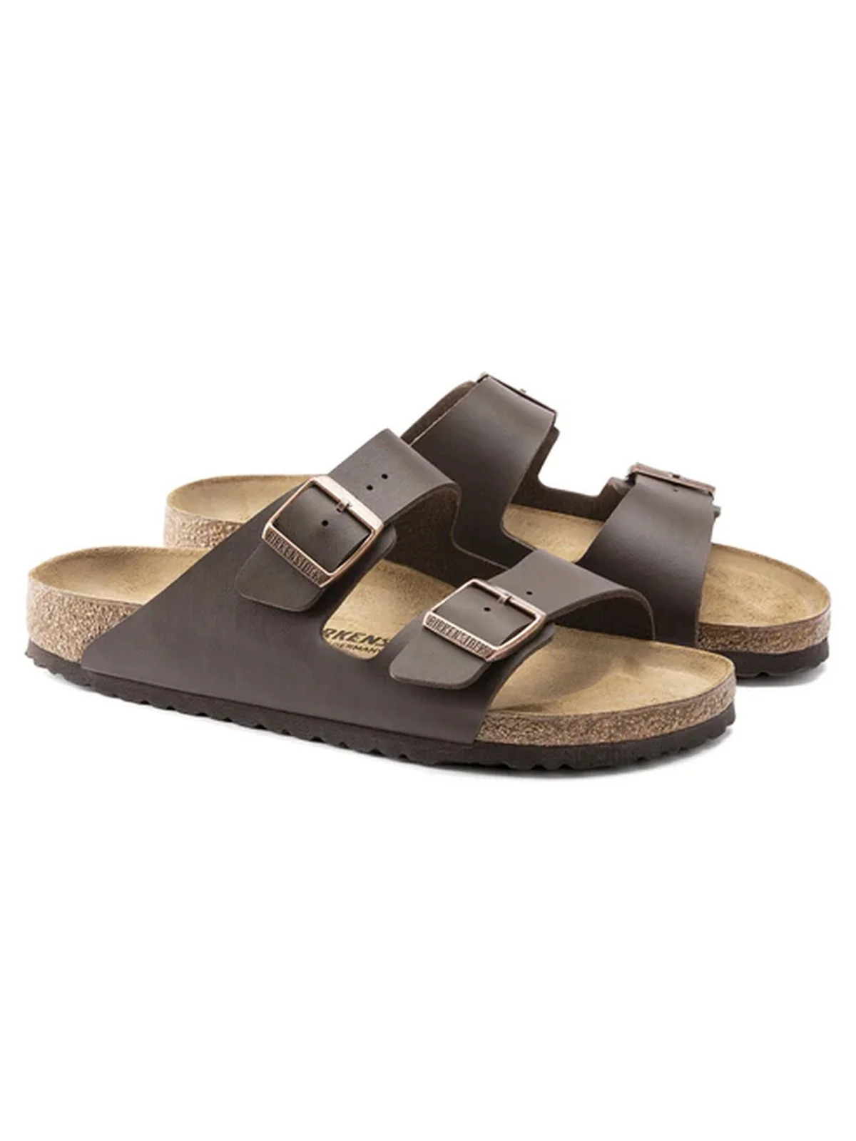 BIRKENSTOCK Sandalo Unisex adulto Arizona dark brown, Birko Flor 051703 DARK BROWN - Image 2