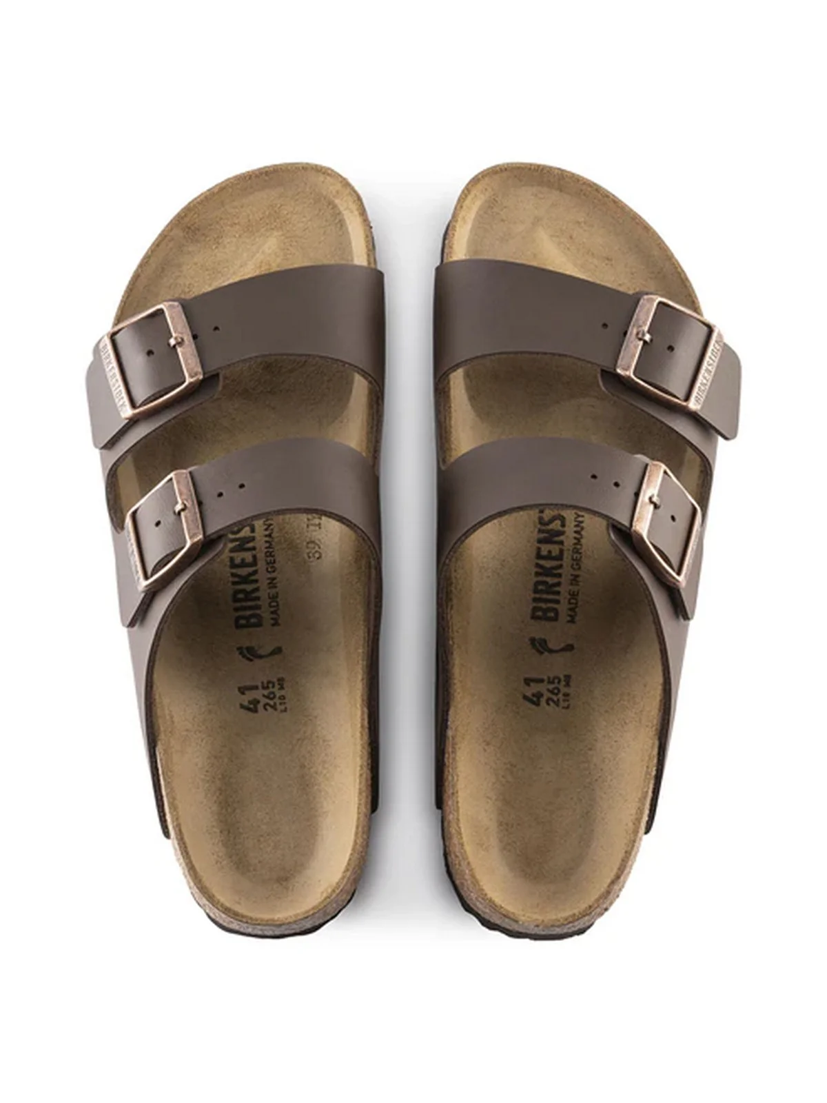 BIRKENSTOCK Sandalo Unisex adulto Arizona dark brown, Birko Flor 051703 DARK BROWN - Image 5