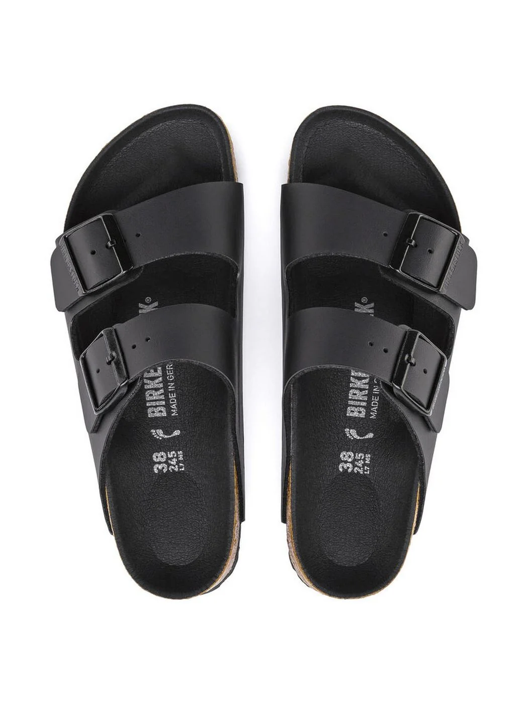 BIRKENSTOCK Sandalo Unisex adulto Arizona triples black, Birko Flor 1019069 BLACK - Image 4