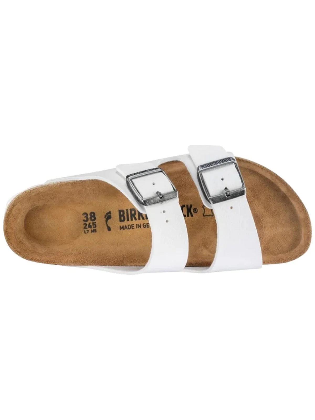 BIRKENSTOCK Sandalo Unisex adulto Arizona 552683 Bianco - Image 3